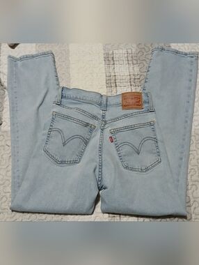 Levi's Wedgie Straight Blue Washed Jeans